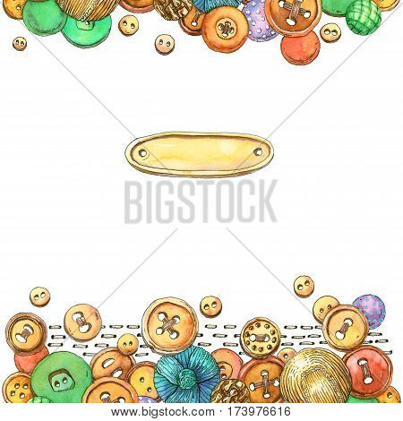 Colorful pink green blue and brown buttons for backgrounds and congratulation cards.