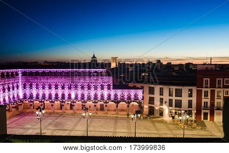 High square in Badajoz Spain (Plaza Alta)