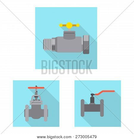 Isolated Object Of Pipe And Tube Sign. Collection Of Pipe And Pipeline Vector Icon For Stock.