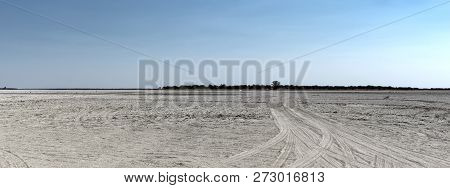 The Kudiakam Pan In Nxai Pans National Park, Botswana