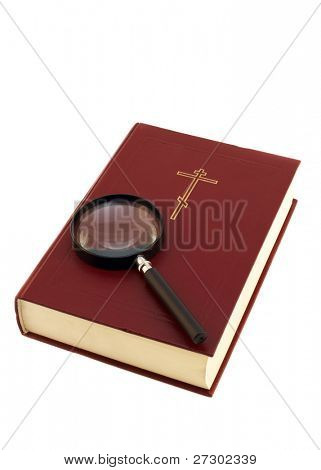 Bibel aislado en blanco