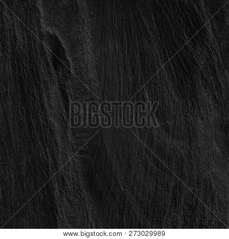 Dark Grey Black Slate Background Or Texture. Slate, Background, Black, Stone, Old, Board, Hard