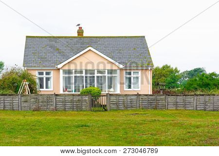 An English Detached House In A Seaside Town Southwold Of The Uk