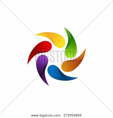 Color Full Abstract Vector Icon Design Element