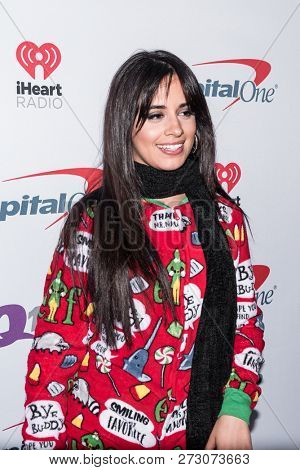 PHILADELPHIA - DEC 6: Camila Cabello attends Q102's iHeartRadio Jingle Ball 2018 at Wells Fargo Center on December 6, 2018 in Philadelphia, Pennsylvania.