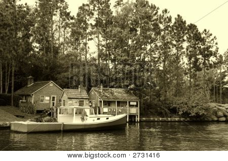 Vintage New England landskab