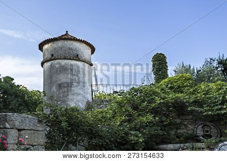 Traditional Dovecote Of The Cerveiras Manor, A Rural Property Located In Mesquitela, Guarda, Portuga