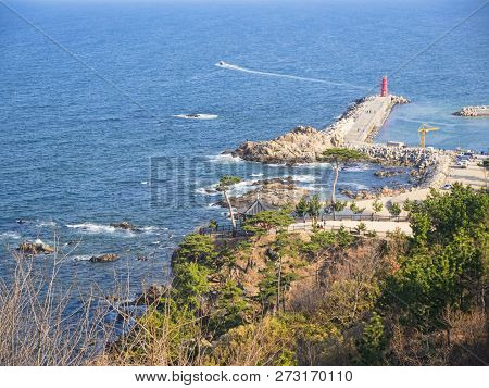 Beautiful View From Naksansa Temple, South Korea
