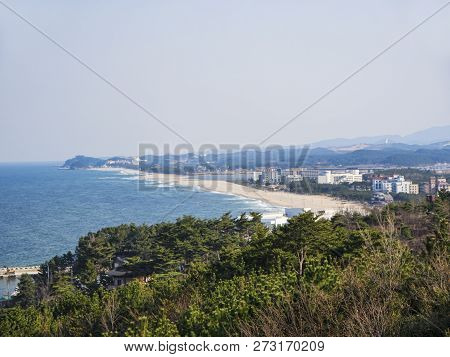 Beautiful View From Naksansa Temple, South Korea