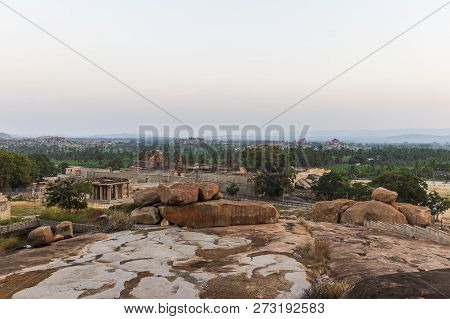Sunset In Humpi, State Karnataka, India.