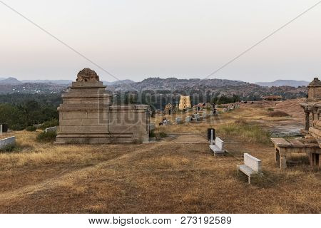 Sunset In Humpi, State Karnataka, India.
