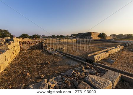 Ancient Civilization In Hampi.