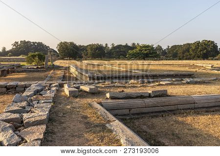 Ancient Civilization In Hampi.
