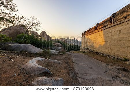 Ancient Civilization In Hampi.