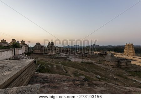 Ancient Civilization In Hampi.