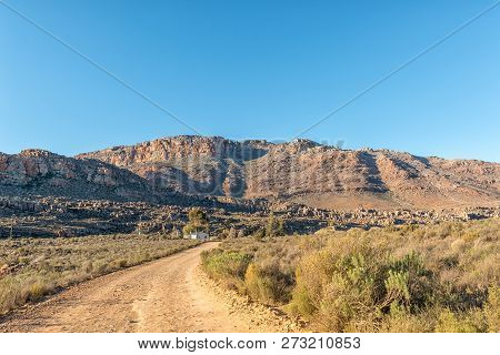 Cederberg, South Africa, August 23, 2018: The Road To Sanddrif Holiday Resort In The Cederberg Mount