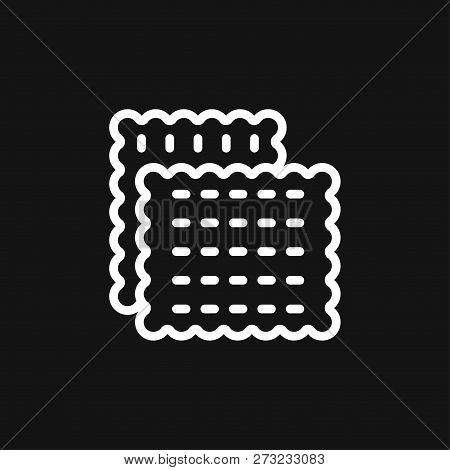 Cookie Icon. Biscuit Cookie Or Biscotti Vector Icon