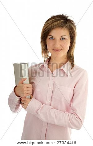 Giovane bella studentessa