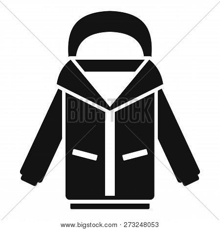 Ski Jacket Icon. Simple Illustration Of Ski Jacket Vector Icon For Web Design Isolated On White Back