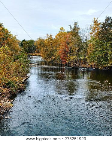 Early Autumn Colors On A Pennsylvania River