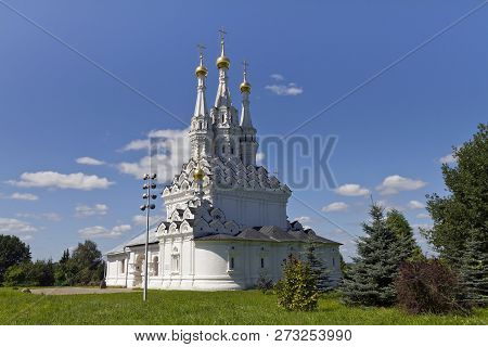 Three-domed Stone Church Of The Smolensk Icon Of The Holy Mother 