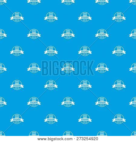 Construction Decotrative Pattern Vector Seamless Blue Repeat For Any Use