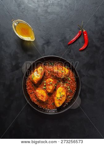 Kerala Bengali Fish Curry. Popular Dish In Indian Coastal