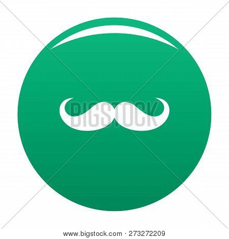 Operetta Whiskers Icon. Simple Illustration Of Operetta Whiskers Vector Icon For Any Design Green