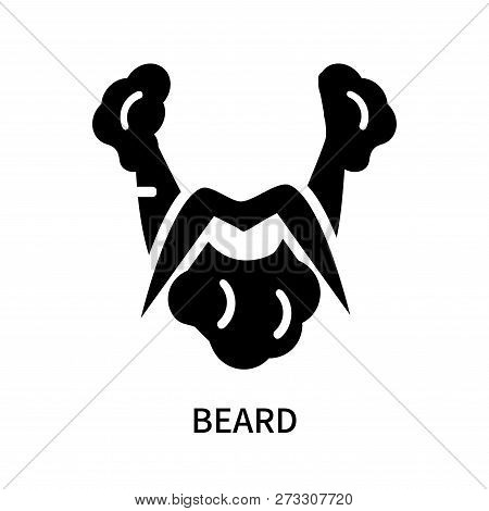 Beard Icon Isolated On White Background. Beard Icon Simple Sign. Beard Icon Trendy And Modern Symbol