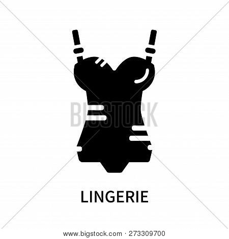 Lingerie Icon Isolated On White Background. Lingerie Icon Simple Sign. Lingerie Icon Trendy And Mode