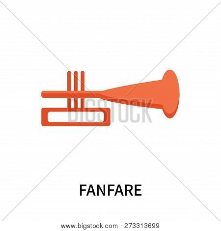 Fanfare Icon Isolated On White Background. Fanfare Icon Simple Sign. Fanfare Icon Trendy And Modern 