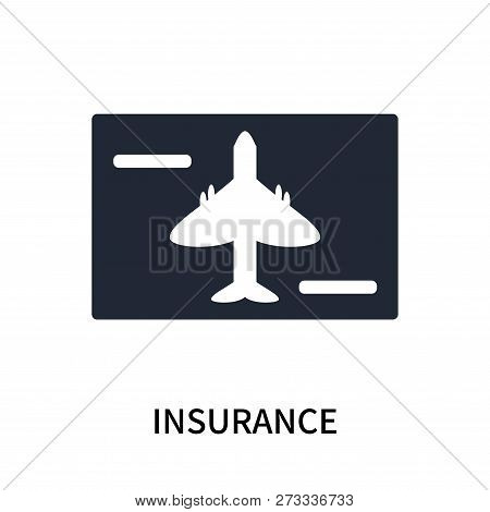 Insurance Icon Isolated On White Background. Insurance Icon Simple Sign. Insurance Icon Trendy And M