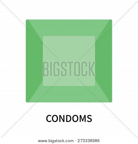 Condoms Icon Isolated On White Background. Condoms Icon Simple Sign. Condoms Icon Trendy And Modern 
