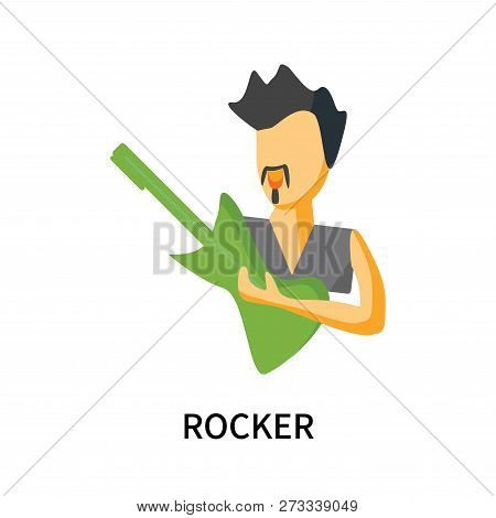 Rocker Icon Isolated On White Background. Rocker Icon Simple Sign. Rocker Icon Trendy And Modern Sym