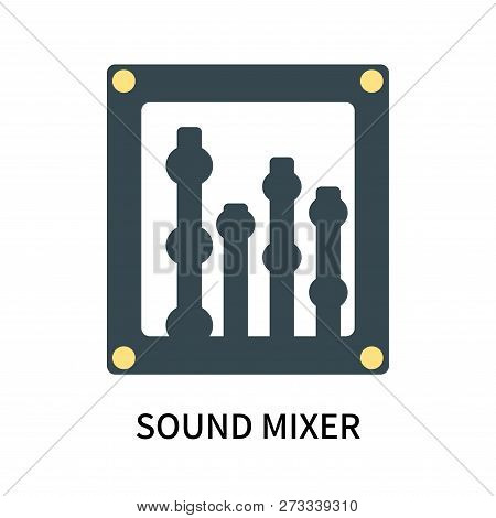 Sound Mixer Icon Isolated On White Background. Sound Mixer Icon Simple Sign. Sound Mixer Icon Trendy