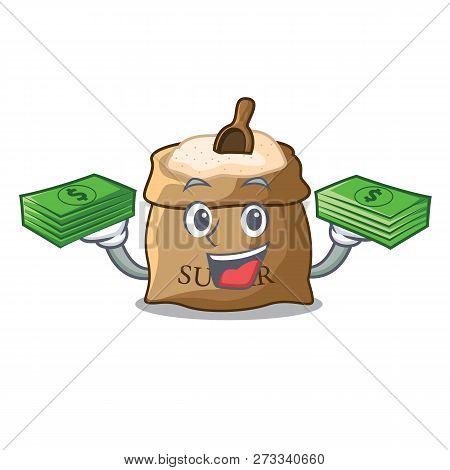 With Money Sugar That Burlap Sack On Mascot