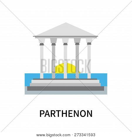 Parthenon Icon Isolated On White Background. Parthenon Icon Simple Sign. Parthenon Icon Trendy And M
