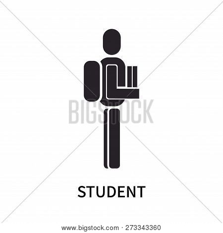 Student Icon Isolated On White Background. Student Icon Simple Sign. Student Icon Trendy And Modern 