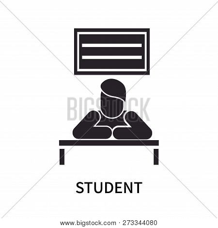 Student Icon Isolated On White Background. Student Icon Simple Sign. Student Icon Trendy And Modern 