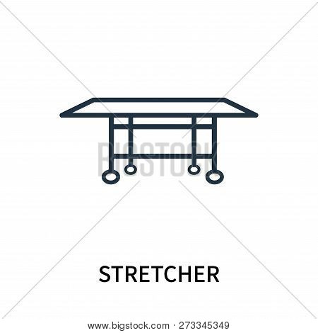Stretcher Icon Isolated On White Background. Stretcher Icon Simple Sign. Stretcher Icon Trendy And M