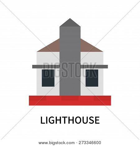 Lighthouse Icon Isolated On White Background. Lighthouse Icon Simple Sign. Lighthouse Icon Trendy An