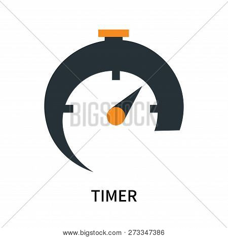 Timer Icon Isolated On White Background. Timer Icon Simple Sign. Timer Icon Trendy And Modern Symbol