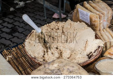 Traditional Cheese With Worms In Mamoiada, Nuoro, Sardinia, Italy