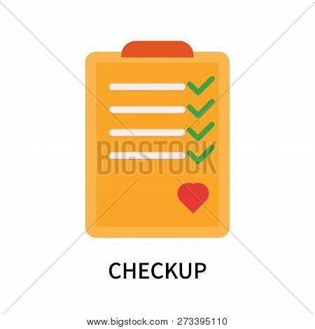 Checkup Icon Isolated On White Background. Checkup Icon Simple Sign. Checkup Icon Trendy And Modern 
