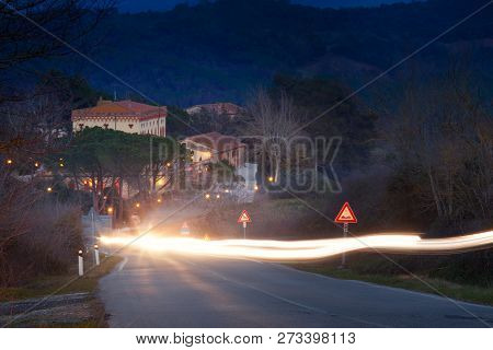 Casale Marittimo, Pisa, Tuscany - Landscape, Hills Of Val Di Cecina, Italy