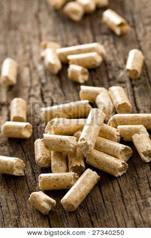 træ pellet .ecological opvarmning