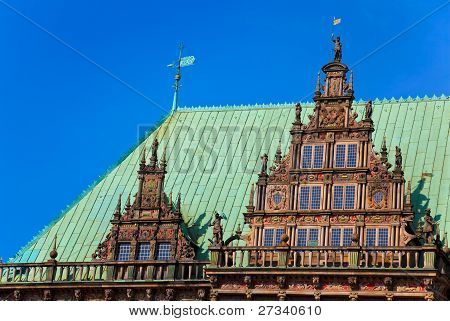 Rådhus i Bremen, Tyskland.