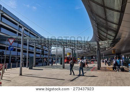 Exterior View Of Dusseldorf International Airport