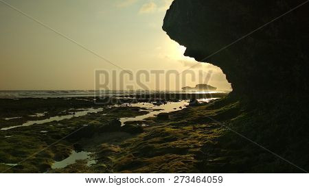 Beautiful Sunset In Watu Karung Pacitan East Java