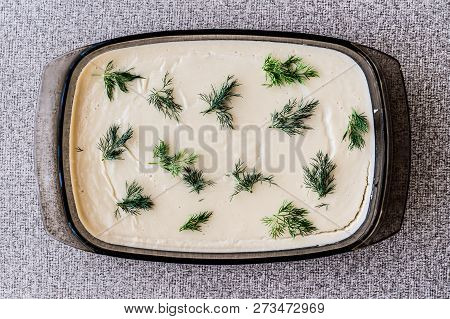 Turkish Appetizer Meze Fava With Dill